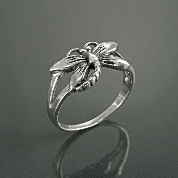 Vintage Nature Silver Ring