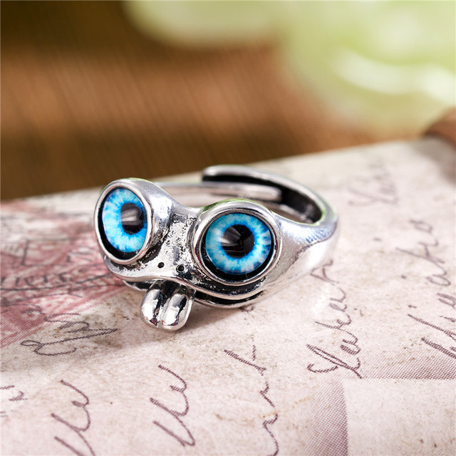 Vintage Adjustable Happy Frog Ring