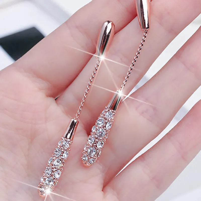 Rose Gold Elegant Earrings