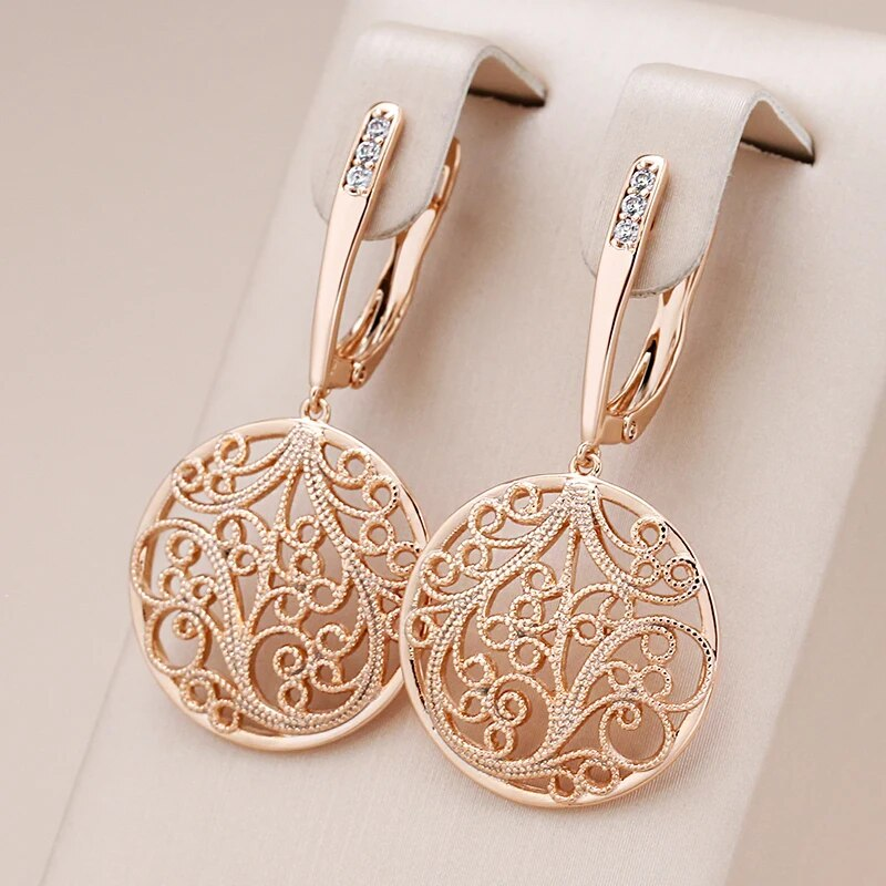 Elegant Rounded Ivy Earrings