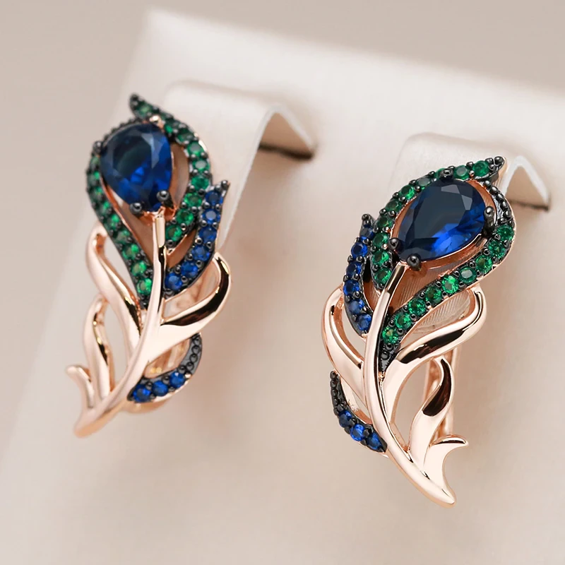 Elegant Colorful Crystal Earrings