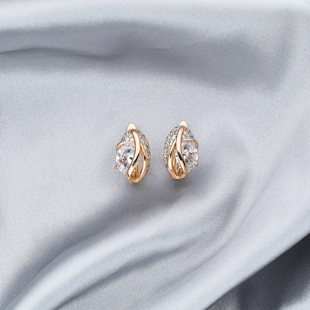 Elegant Crystal Chrysalide Earrings