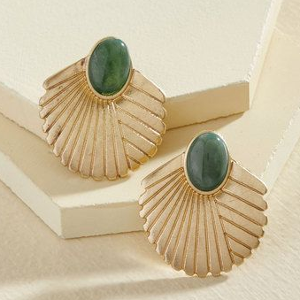 Vintage Golden Green Shell