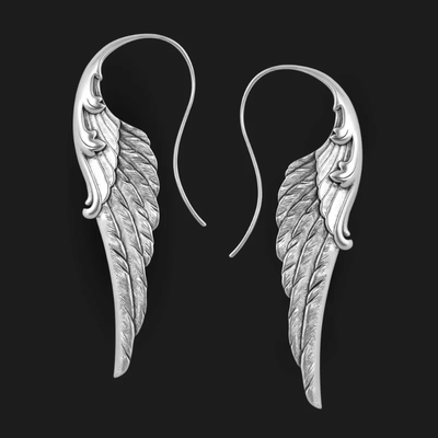 Vintage Angel Wings Earrings