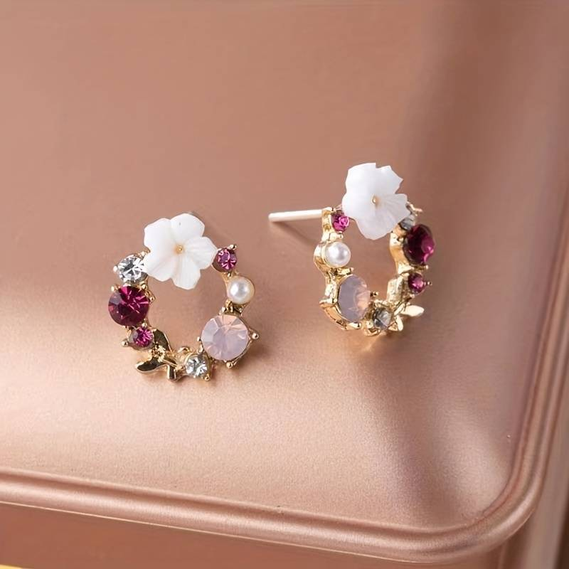 Exquisite Elegant Floral Earrings