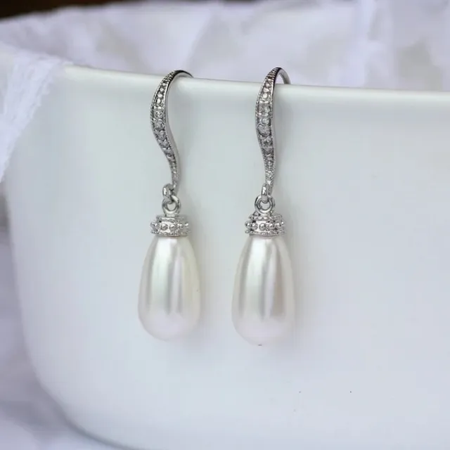 Vintage Pearl Drop Earrings