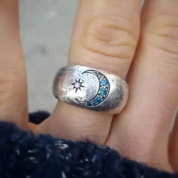 Star Moon Ring