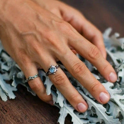 Celestial Moonstone Ring