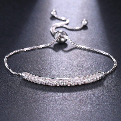 Zirconia Bracelet in Gold and Silver