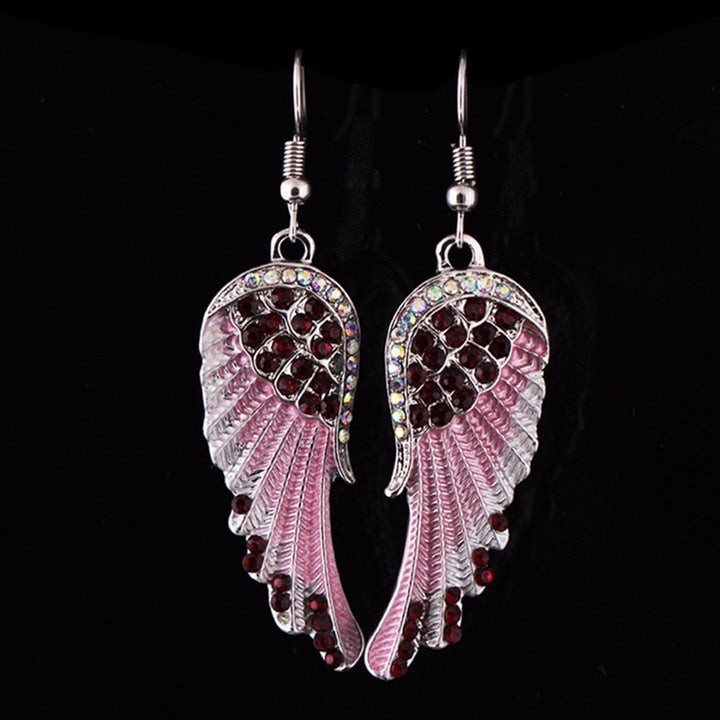 Crystal Angel Earrings