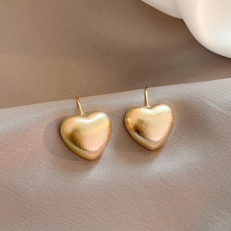 Golden Heart Earrings