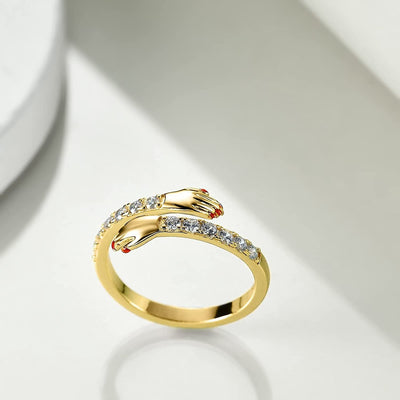 Zirconia Adjustable Hug Ring