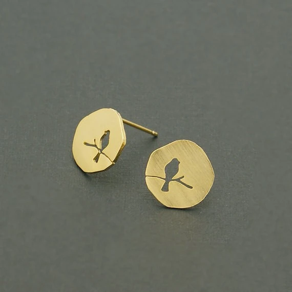 Vintage Golden Earrings