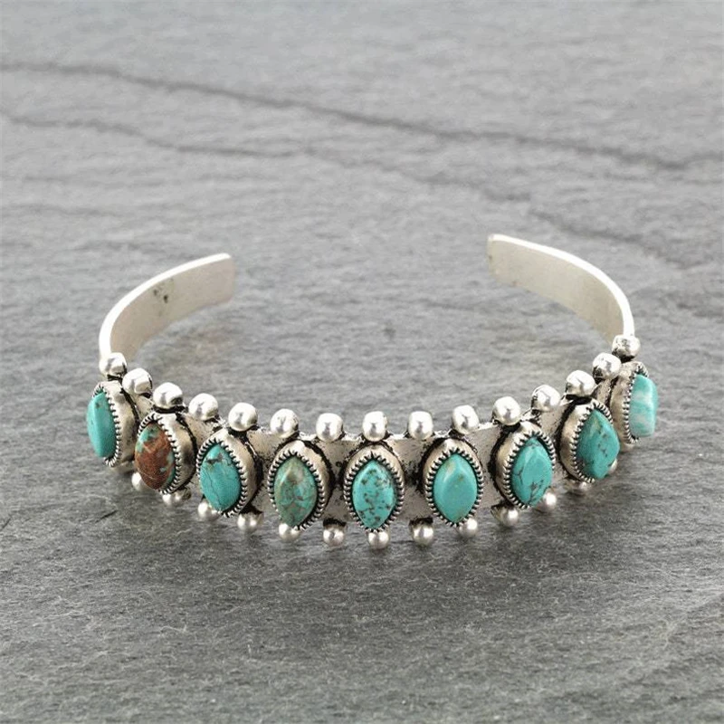 Vintage Turquoise Stone Bracelet